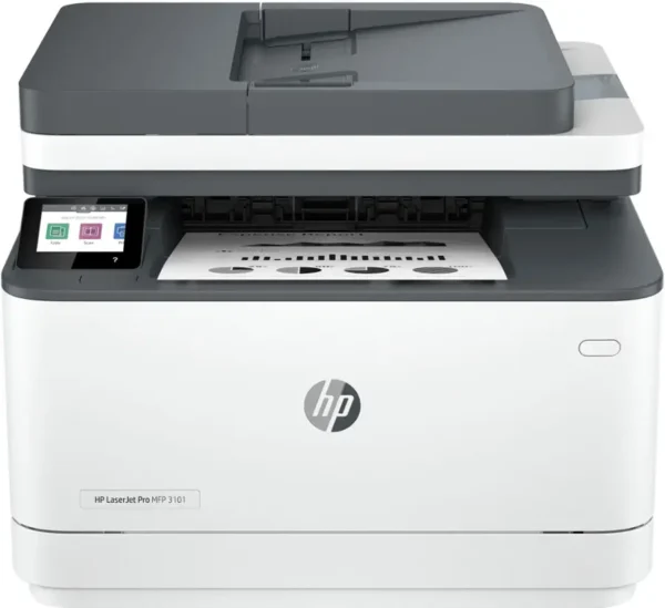 HP - LaserJet Pro MFP 3101fdw Wireless Black-and- All-in-One Laser Printer - White